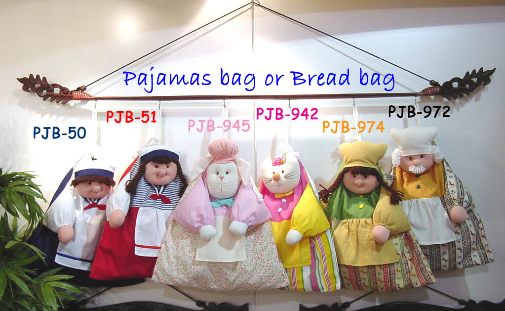 Fancy Pajamas Bag/Bread Bag